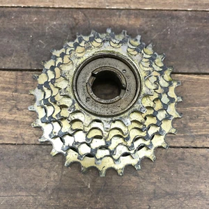 Vintage Suntour Perfect Freewheel 28 Tooth 28t 14t 6 Speed MTB Tour Gold 6s A5 - Picture 1 of 11