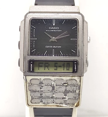 Casio Illuminator ABC-30 Data Bank Module 2332 Vintage Men's Watch - Image 1 of 4
