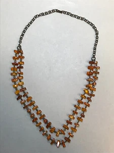 NATURAL OLD ANTIQUE BALTIC AMBER NECKLACE 42,4 gr - Picture 1 of 5