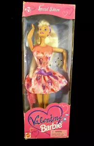 Vintage 1997 Special Edition Valentine Barbie Doll with 2 Valentine Cards - Picture 1 of 12