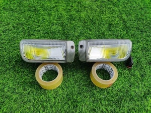 Fog Lights Fog Lamp Pair Mitsubishi Galant E33A Genuine OEM JDM USED - Picture 1 of 4