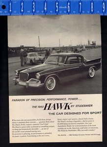 1960 STUDEBAKER HAWK designed for Sport - VINTAGE AD - Bild 1 von 1