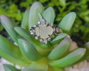 Bomb Party Ring ๐ Size 7 RBP4139 "Icelandic Lagoon" Iceland Dreams Collection - Picture 1 of 12