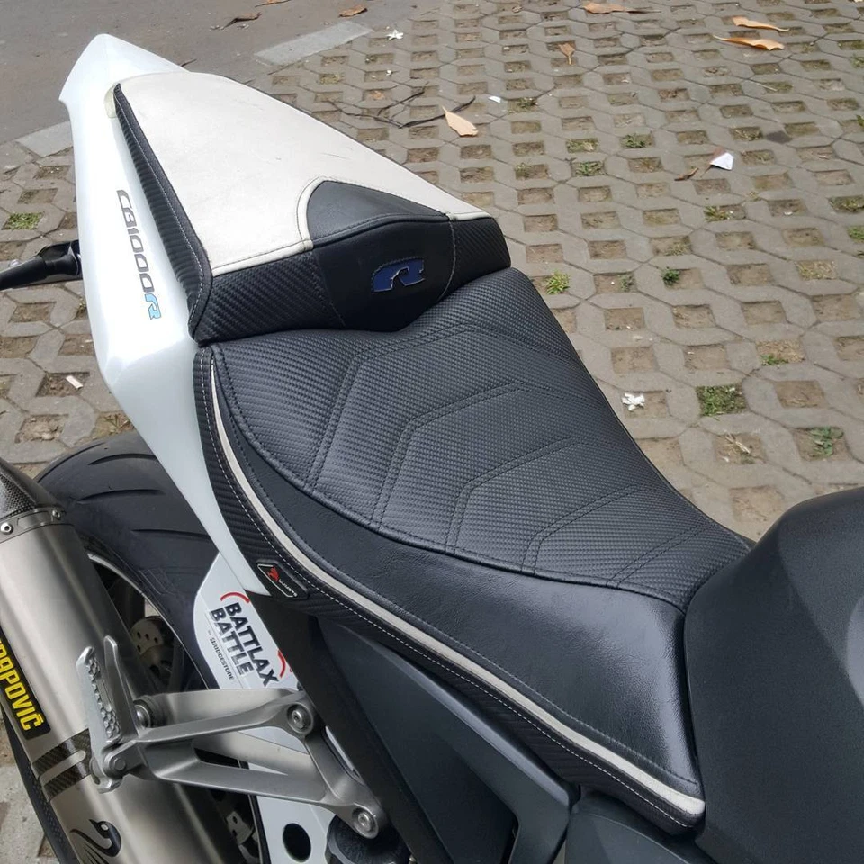 Juego de fundas de asiento Luimoto Cafe Line nuevas para Honda CB1000R 2008-2016 Foto 1 de 1