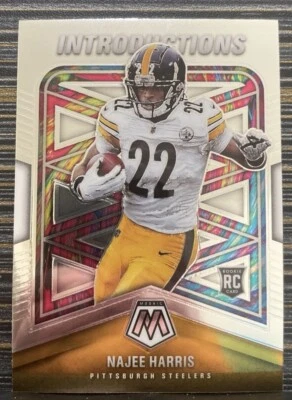 2021 Panini Mosaic Najee Harris Rookie Introductions Pittsburgh Steelers #I-9 - Image 1 of 2