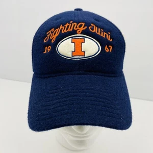 Illinois Fighting Illini Sombrero Legado Sombrero Ajustable NCAA Fútbol Universitario Usado en Excelente Condición - Imagen 1 de 6
