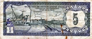 Europe, Netherland Antilles 5 Gulden 1972 - Picture 1 of 2
