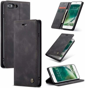 For Apple iPhone 7 8 Plus 8 Wallet Case Blocking Folding Flip Stand Card Slot - Picture 1 of 27