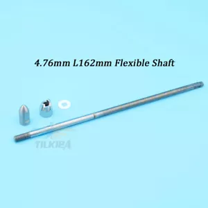 Conjunto de eje flexible de 4,76 mm 3/16"" 162 mm 4,76 mm para barco de radiocontrol - Imagen 1 de 6