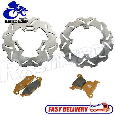 For Honda CRF250R CRF250X 04-14 Front Rear Brake Disc Rotor Pads CRF450R CRF450X - Image 1 of 4