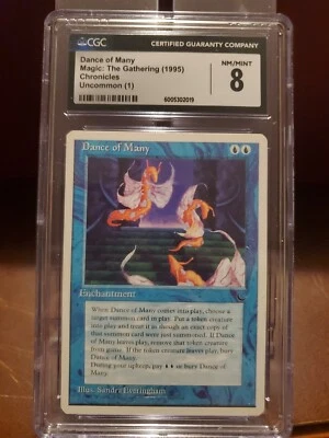 CGC 8 Dance Of Many Mtg Chronicles Uncommon - Image 1 of 2