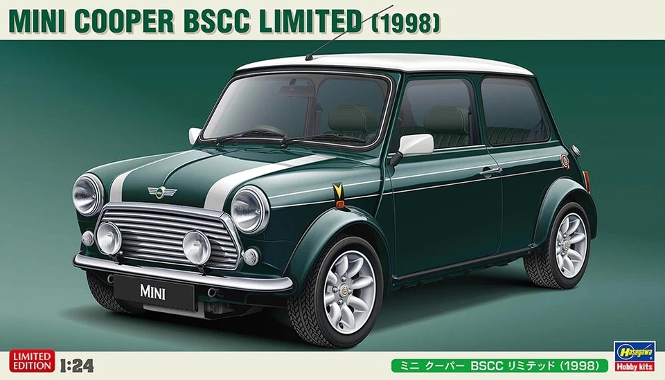 1/24 MINI COOPER BSCC LIMITED 1998 Hasegawa 20694 - Immagine 1 di 1