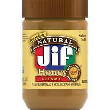 Jif Natural Honey Creamy Peanut Butter 16 Oz