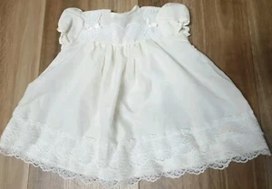 Baby Vintage White Dress Size 0 (9 - 12 Months) Hugabun Australia Sweet Style - Picture 1 of 8