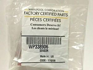 Whirlpool Genuine OEM Gas Dryer Flame Ignitor Sensor WP338906 338906 - Picture 1 of 4