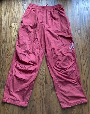 Nike Track Pants Mens XL Alabama Crimson Tide Red Warm Up Gym Sweat Ankle Zip - Image 1 of 4