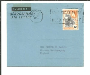 GOLD COAST 1955 AIR LETTER (P159) - Picture 1 of 1
