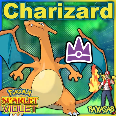 Charizard Event Mightiest 6IV Best Stats Pokemon Scarlet and Violet Home 🌟
