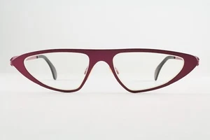 Rare Authentic Theo Eye Witness QB 731 51mm Dark Pink Glitter Glasses Belgium - Picture 1 of 10