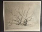 Original Don Swann (1889-1954) Etching Pencil Signed Titled THE VETERANS 4624