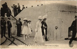 PC RUSSIAN ROYALTY ROMANOV IMPERIAL VISIT CHERBOURG FRANCE (a48490) - Picture 1 of 2