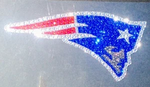 New England Patriots Logo Strass Bling Auto Emblem Auto Laptop Aufkleber Sticker - Bild 1 von 1