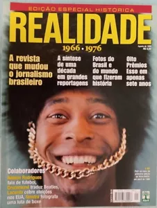 REALIDADE MAGAZINE BRAZIL SPECIAL EDITION 1966-1976 - PELÉ ON COVER - RARE Pele - Foto 1 di 1