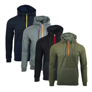Hombre Indicode Chaqueta Sudaderas con Capucha Vellón Sherpa Anti Píldoras Cepillo Trabajo Exterior 14-04 - Imagen 1 de 25
