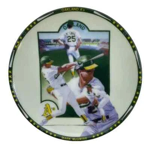 Mint New Sports Impressions The Sports Superstars Plate Series Mark McGwire HOF - Picture 1 of 3