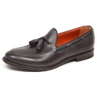 E6650 Mocassino Uomo Grey Altieri Milano Scarpe Vintage Loafer Shoe Man