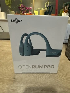 Auriculares inalámbricos para correr Shokz OpenRun Pro de conducción ósea azules - Imagen 1 de 2