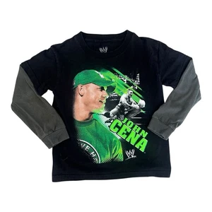 Vintage 2012 John Cena WWE Kids Long Sleeve Shirt Size 6/7 Layered Look - Picture 1 of 4
