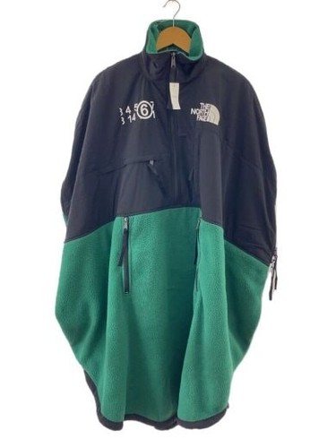 MAISON MARGIELA MM6 Giacca in pile S Poliestere Verde Plain NF0A55XL