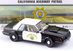 1982 Ford Mustang SSP "California Highway Patrol" Greenlight 1/18 “ Last One !” - Picture 1 of 11