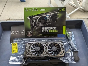 USED EVGA GeForce GTX 1080 Ti SC2 11GB GDDR5X Graphics Card (11G-P4-6593-KR) - Picture 1 of 6
