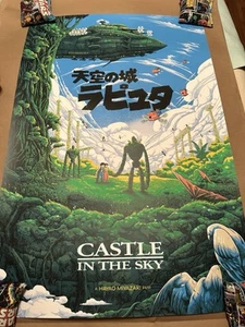 Raf Banzuela Castle In The Sky Kunstdruck Poster Studio Ghibli Limited /150 - Bild 1 von 2