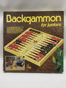Backgammon For Juniors with Checkers Game Boards NOS Cadaco Instructional Game - Picture 1 of 6
