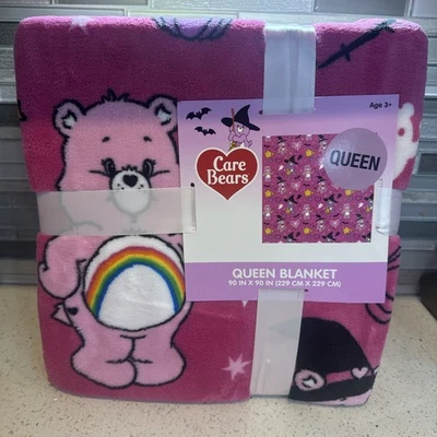 Новый уход медведи 90 «x 90» уход медведь ярко розовый Хэллоуин королева плед - Изображение 1 из 4