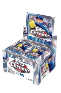 2025 Topps Chrome Baseball JUMBO Hobby Box Sealed Pack - Ships Today - 1 Pack - Picture 1 of 1