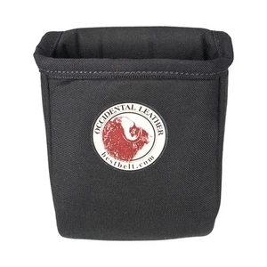 Deep Clip-On Pouch - Black - Fits Up to 2” Work Belt - Made in USA - Picture 1 of 4