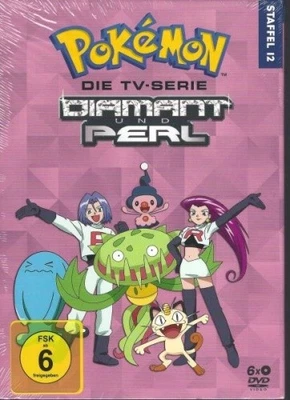 Pokémon - Die TV-Serie: Diamant und Perl - Staffel Season 12 - (6 DVD) - Neu / O - Bild 1 von 2