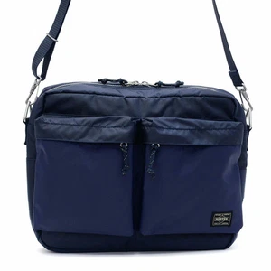 Yoshida Porter FORCE Shoulder bag 855-07415 Navy Blue Tracking From JP z85 - Picture 1 of 16