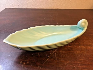 Relish Dish, Franciscan Ware Coronado Aqua Blue Matte Swirl 9 1/4" - Picture 1 of 8