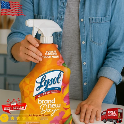 Spray limpiador multiusos Lysol, limpiador de baño de cocina, aroma a mango-hibisco Foto 1 de 4