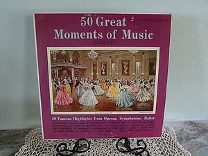 50 Great Moments of Music Double LP Album No. 1 - 50s 60s VOX Production S43 - Picture 1 of 10