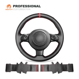 Custom DIY Leather Car Steering Wheel Cover for Toyota 86 / Subaru BRZ 2016-2019 - Picture 1 of 10