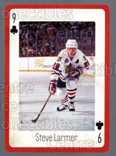 2005 Chicago Blackhawks Legends Playing Card #35 Steve Larmer