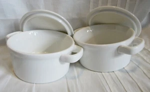 ONEIDA Kochtisch *2er Set* Porzellan individuell rund Bäcker Kasserollen mit Deckel - Bild 1 von 10