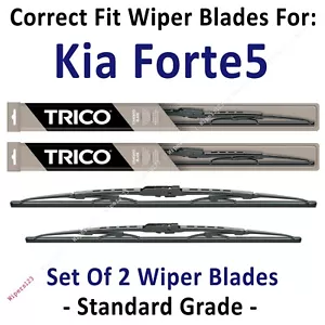 Wiper Blades 2-Pack Standard Wiper Blades fits 2014+ Kia Forte5 - 30260/130 - Picture 1 of 1