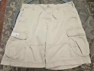 Men's Ralph Lauren Denim & Supply Khaki Color Cargo 6-Pocket Shorts Size 38 - Picture 1 of 4